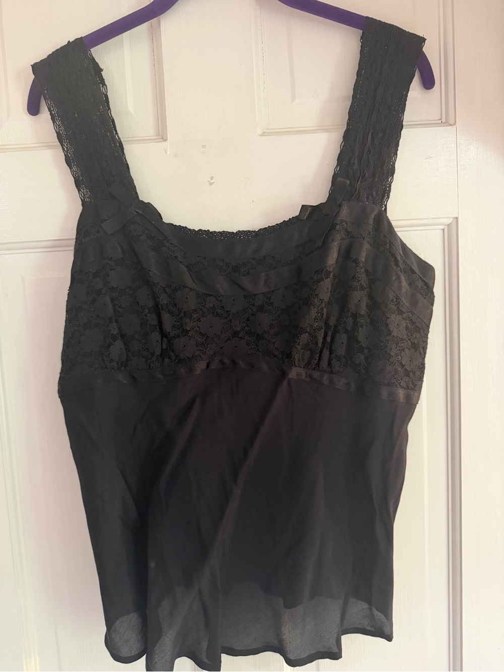 Free People Lace & Ribbon Camisole/sz XL/NWOT